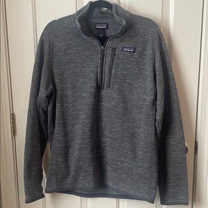 Patagonia Men's Zip-Up Sweater in Charcoal